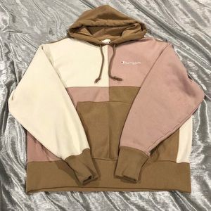 Champion Reverse Weave Tri Color Hoodie